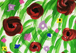 Painting of Poppies
