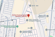 Map of new APSEA Central office location zoomed out